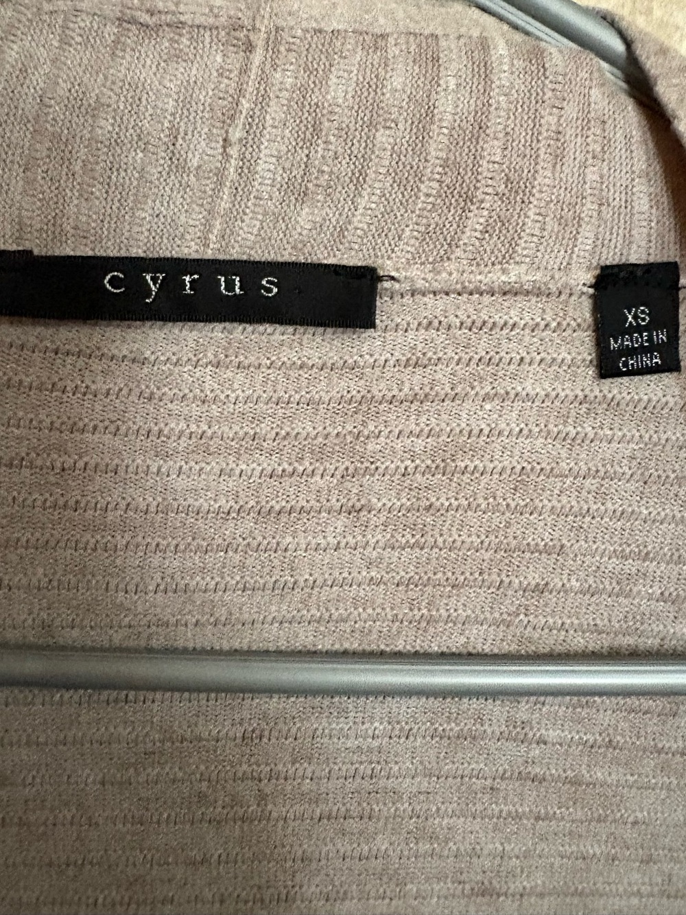 Cyrus Open-Front Ribbed Cardigan - Picture 2 of 2